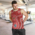 Sydney Swans NAIDOC Week 2026 Personalised Men Tank Top 50 Years of Deadly Aboriginal Art