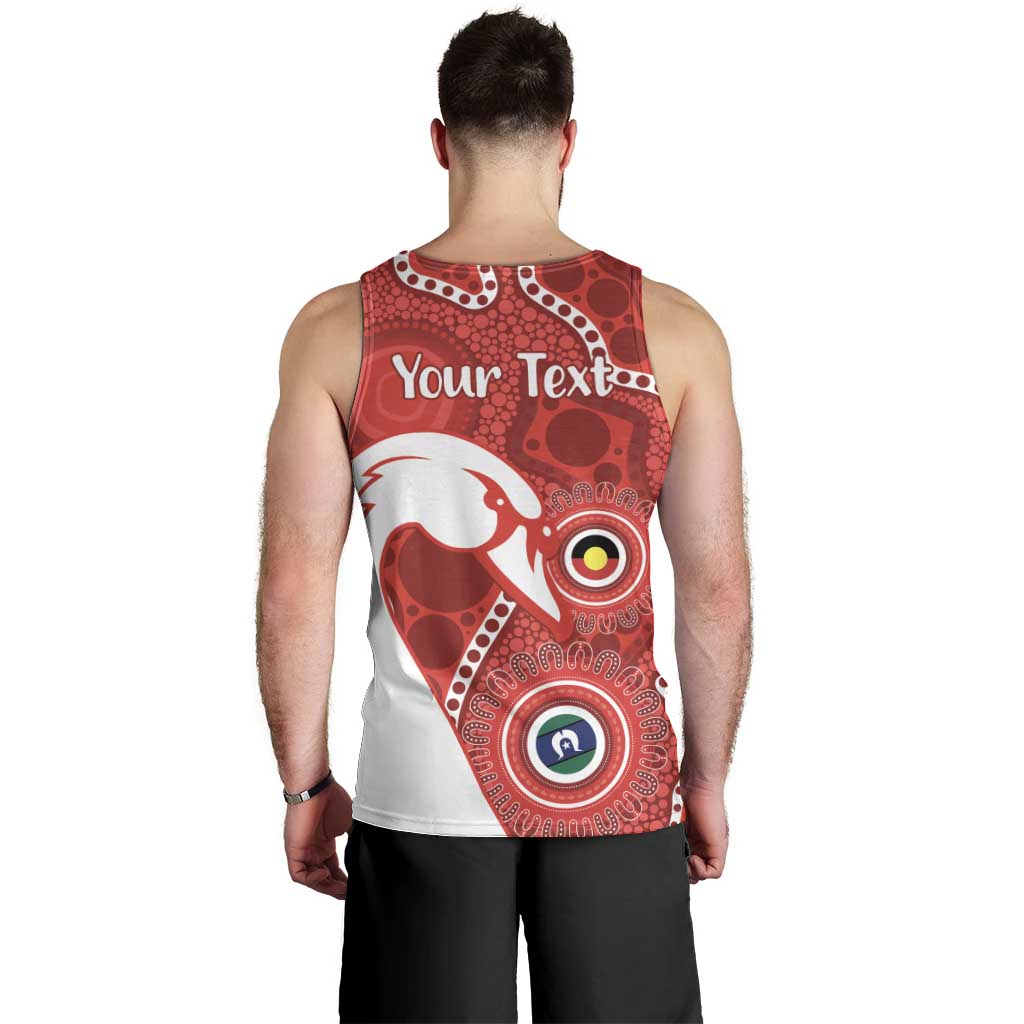 Sydney Swans NAIDOC Week 2026 Personalised Men Tank Top 50 Years of Deadly Aboriginal Art