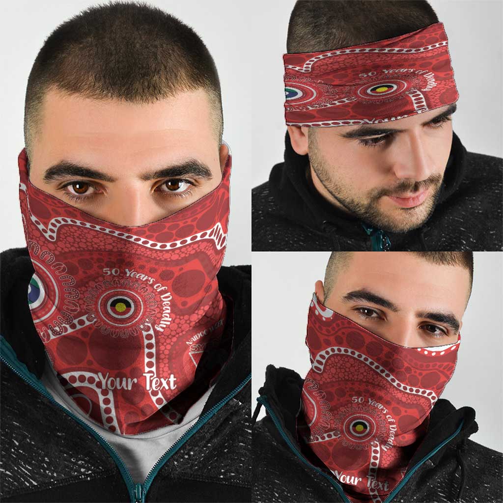 Sydney Swans NAIDOC Week 2026 Personalised Neck Gaiter 50 Years of Deadly Aboriginal Art