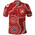 Sydney Swans NAIDOC Week 2026 Personalised Polo Shirt 50 Years of Deadly Aboriginal Art