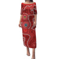 Sydney Swans NAIDOC Week 2026 Personalised Puletasi 50 Years of Deadly Aboriginal Art