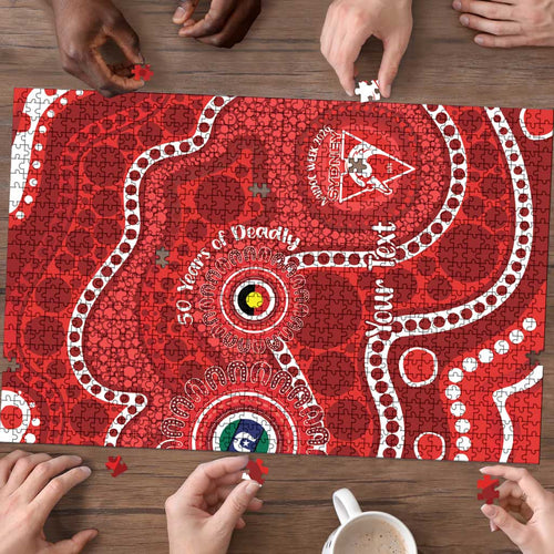 Sydney Swans NAIDOC Week 2026 Personalised Puzzle 50 Years of Deadly Aboriginal Art