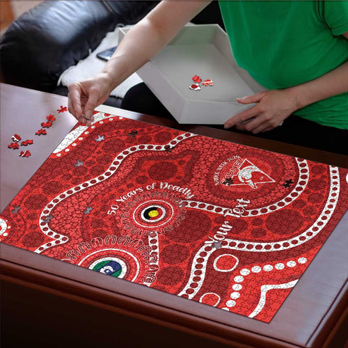 Sydney Swans NAIDOC Week 2026 Personalised Puzzle 50 Years of Deadly Aboriginal Art