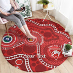Sydney Swans NAIDOC Week 2026 Personalised Round Carpet 50 Years of Deadly Aboriginal Art