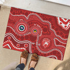 Sydney Swans NAIDOC Week 2026 Personalised Rubber Doormat 50 Years of Deadly Aboriginal Art