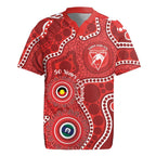 Sydney Swans NAIDOC Week 2026 Personalised Rugby Jersey 50 Years of Deadly Aboriginal Art