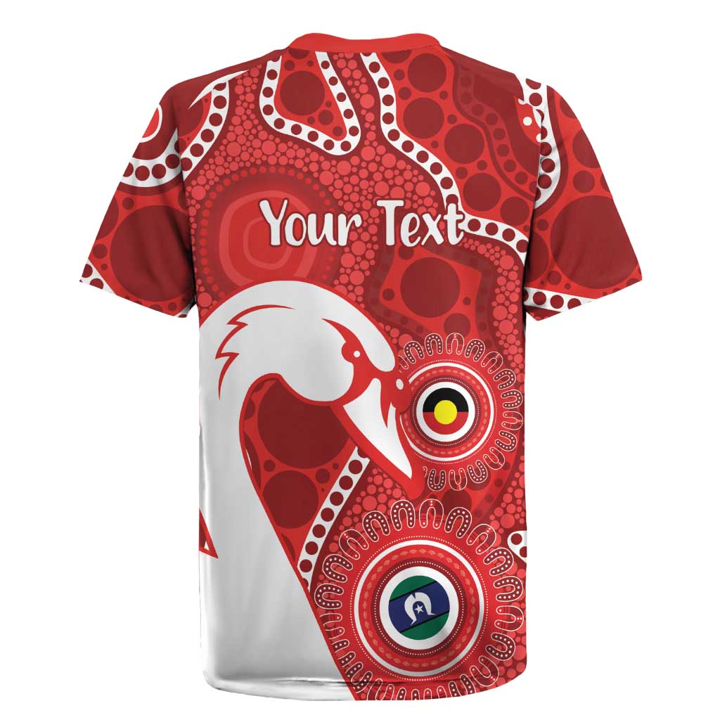 Sydney Swans NAIDOC Week 2026 Personalised Rugby Jersey 50 Years of Deadly Aboriginal Art
