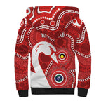 Sydney Swans NAIDOC Week 2026 Personalised Sherpa Hoodie 50 Years of Deadly Aboriginal Art