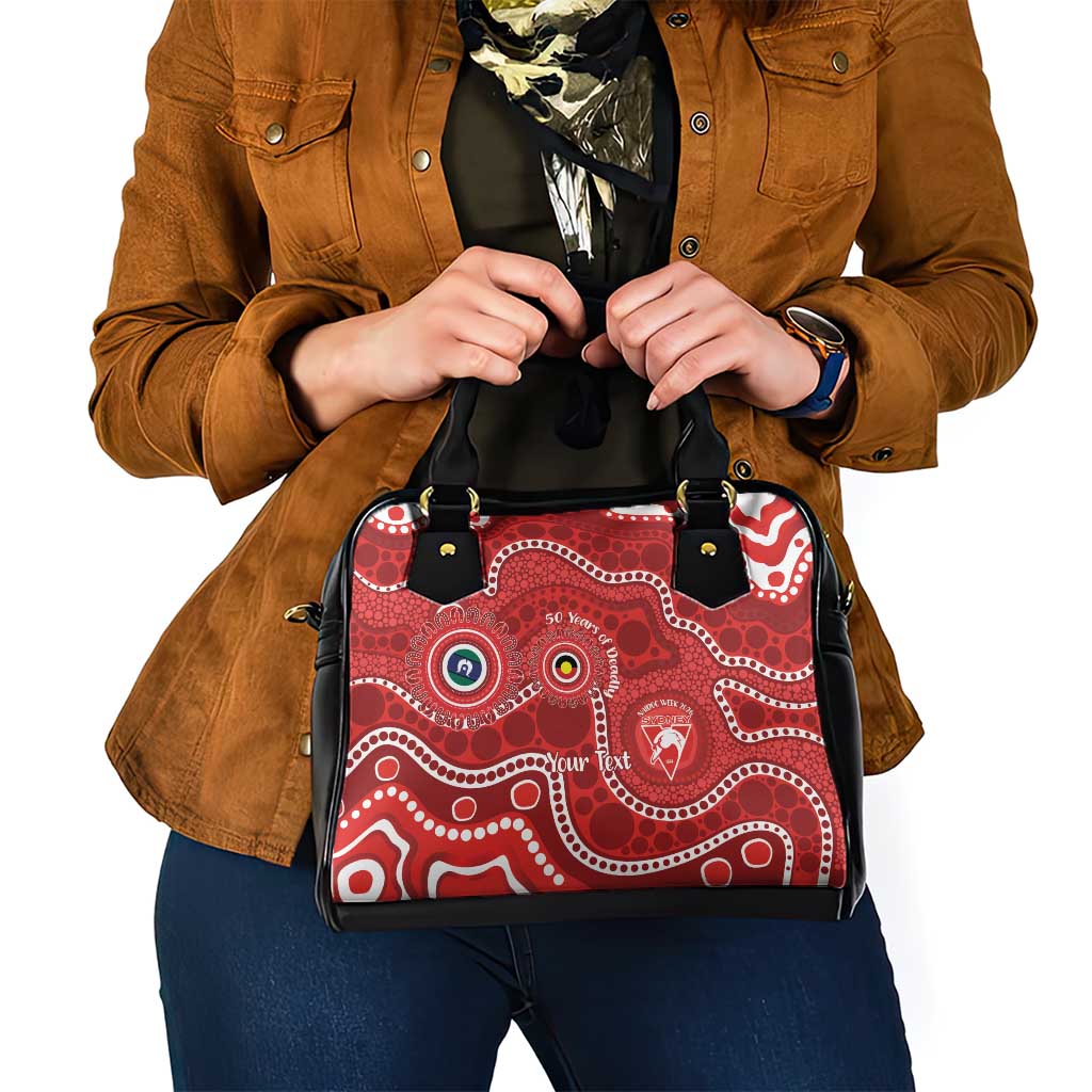 Sydney Swans NAIDOC Week 2026 Personalised Shoulder Handbag 50 Years of Deadly Aboriginal Art
