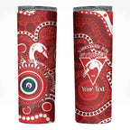 Sydney Swans NAIDOC Week 2026 Personalised Skinny Tumbler 50 Years of Deadly Aboriginal Art