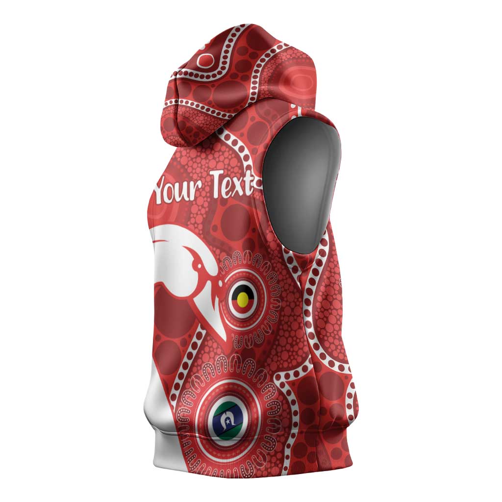 Sydney Swans NAIDOC Week 2026 Personalised Sleeveless Hoodie 50 Years of Deadly Aboriginal Art