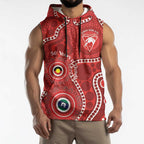 Sydney Swans NAIDOC Week 2026 Personalised Sleeveless Hoodie 50 Years of Deadly Aboriginal Art