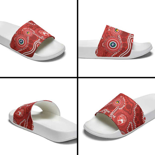 Sydney Swans NAIDOC Week 2026 Personalised Slide Sandals 50 Years of Deadly Aboriginal Art