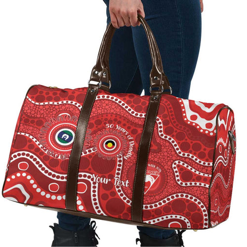 Sydney Swans NAIDOC Week 2026 Personalised Travel Bag 50 Years of Deadly Aboriginal Art