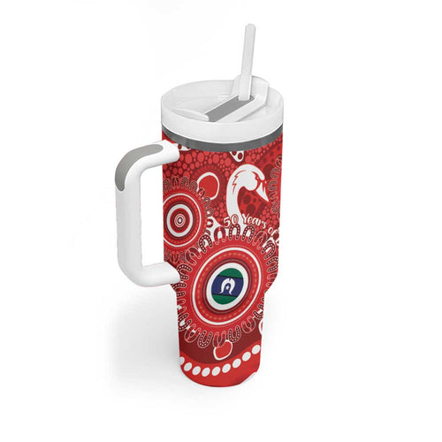 Sydney Swans NAIDOC Week 2026 Personalised Tumbler With Handle 50 Years of Deadly Aboriginal Art