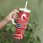 Sydney Swans NAIDOC Week 2026 Personalised Tumbler With Handle 50 Years of Deadly Aboriginal Art