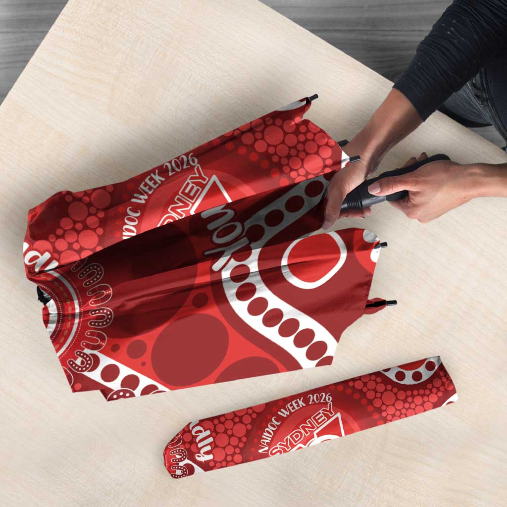 Sydney Swans NAIDOC Week 2026 Personalised Umbrella 50 Years of Deadly Aboriginal Art