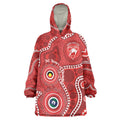 Sydney Swans NAIDOC Week 2026 Personalised Wearable Blanket Hoodie 50 Years of Deadly Aboriginal Art
