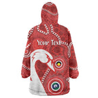 Sydney Swans NAIDOC Week 2026 Personalised Wearable Blanket Hoodie 50 Years of Deadly Aboriginal Art