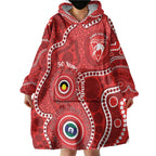 Sydney Swans NAIDOC Week 2026 Personalised Wearable Blanket Hoodie 50 Years of Deadly Aboriginal Art