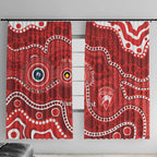 Sydney Swans NAIDOC Week 2026 Personalised Window Curtain 50 Years of Deadly Aboriginal Art