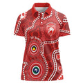 Sydney Swans NAIDOC Week 2026 Personalised Women Polo Shirt 50 Years of Deadly Aboriginal Art