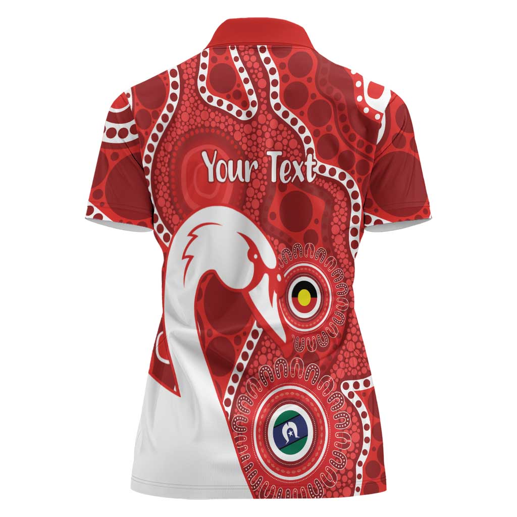 Sydney Swans NAIDOC Week 2026 Personalised Women Polo Shirt 50 Years of Deadly Aboriginal Art