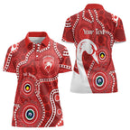 Sydney Swans NAIDOC Week 2026 Personalised Women Polo Shirt 50 Years of Deadly Aboriginal Art