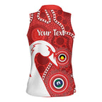 Sydney Swans NAIDOC Week 2026 Personalised Women Sleeveless Polo Shirt 50 Years of Deadly Aboriginal Art