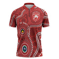 Sydney Swans NAIDOC Week 2026 Personalised Zipper Polo Shirt 50 Years of Deadly Aboriginal Art