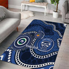 Geelong Cats NAIDOC Week 2026 Personalised Area Rug 50 Years of Deadly Aboriginal Art