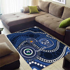 Geelong Cats NAIDOC Week 2026 Personalised Area Rug 50 Years of Deadly Aboriginal Art