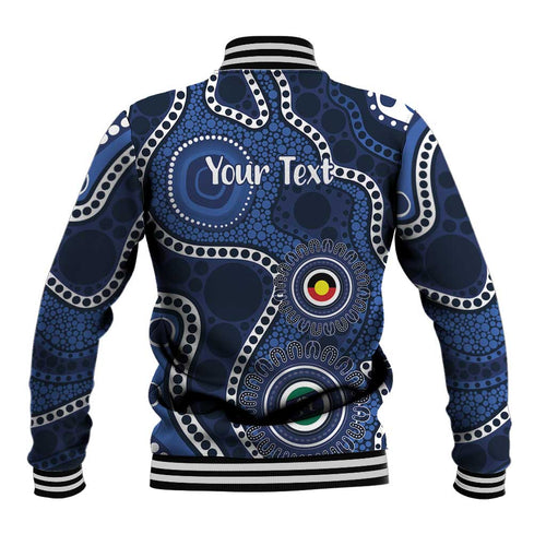 Geelong Cats NAIDOC Week 2026 Personalised Baseball Jacket 50 Years of Deadly Aboriginal Art