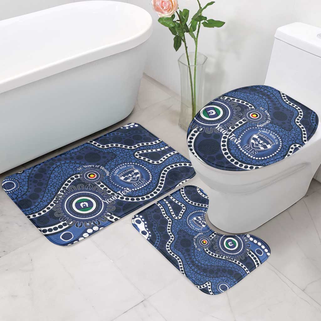 Geelong Cats NAIDOC Week 2026 Personalised Bathroom Set 50 Years of Deadly Aboriginal Art