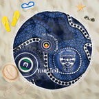 Geelong Cats NAIDOC Week 2026 Personalised Beach Blanket 50 Years of Deadly Aboriginal Art