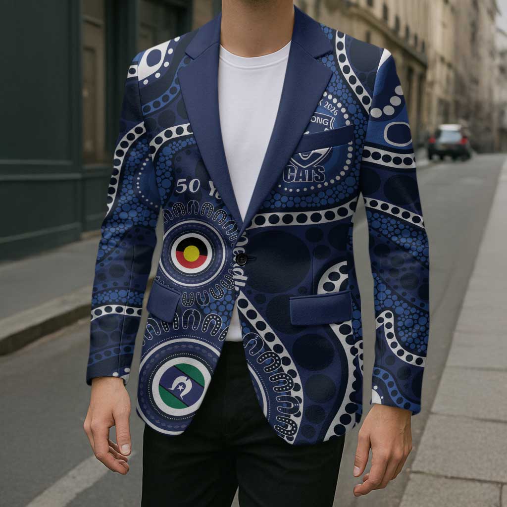 Geelong Cats NAIDOC Week 2026 Personalised Blazer 50 Years of Deadly Aboriginal Art