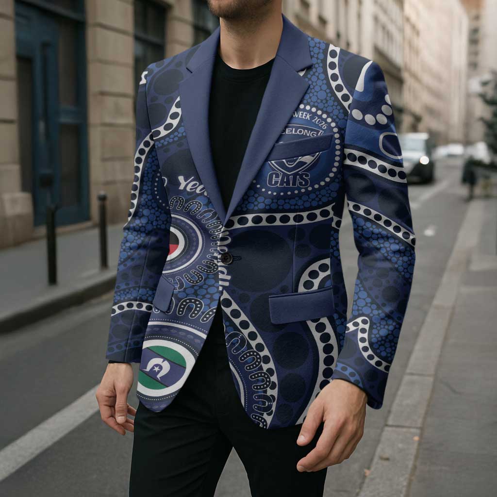 Geelong Cats NAIDOC Week 2026 Personalised Blazer 50 Years of Deadly Aboriginal Art