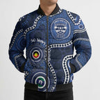 Geelong Cats NAIDOC Week 2026 Personalised Bomber Puffer Jacket 50 Years of Deadly Aboriginal Art