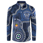 Geelong Cats NAIDOC Week 2026 Personalised Button Sweatshirt 50 Years of Deadly Aboriginal Art