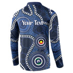 Geelong Cats NAIDOC Week 2026 Personalised Button Sweatshirt 50 Years of Deadly Aboriginal Art