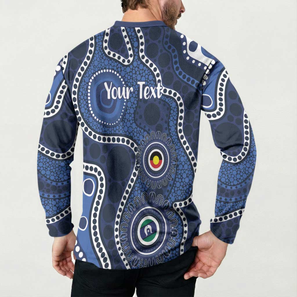 Geelong Cats NAIDOC Week 2026 Personalised Button Sweatshirt 50 Years of Deadly Aboriginal Art