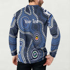 Geelong Cats NAIDOC Week 2026 Personalised Button Sweatshirt 50 Years of Deadly Aboriginal Art