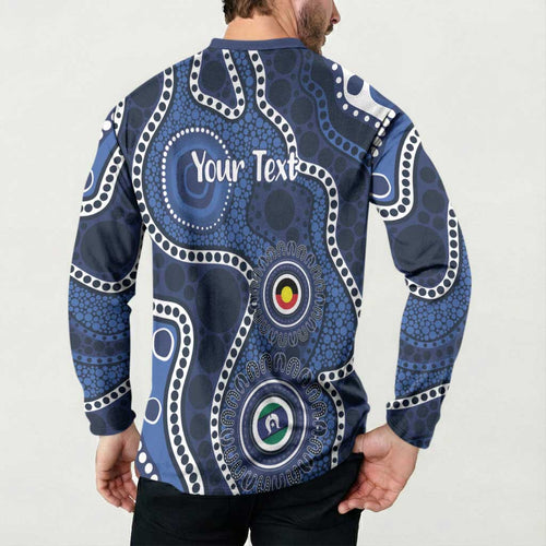 Geelong Cats NAIDOC Week 2026 Personalised Button Sweatshirt 50 Years of Deadly Aboriginal Art