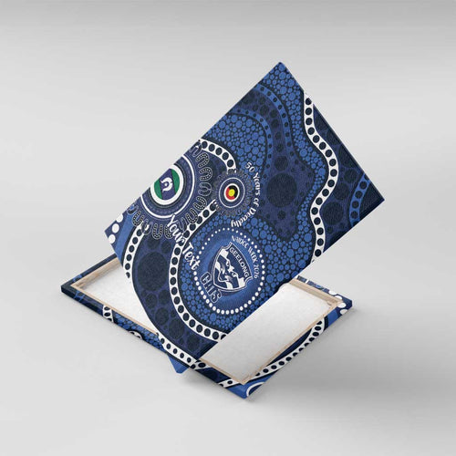 Geelong Cats NAIDOC Week 2026 Personalised Canvas Wall Art 50 Years of Deadly Aboriginal Art