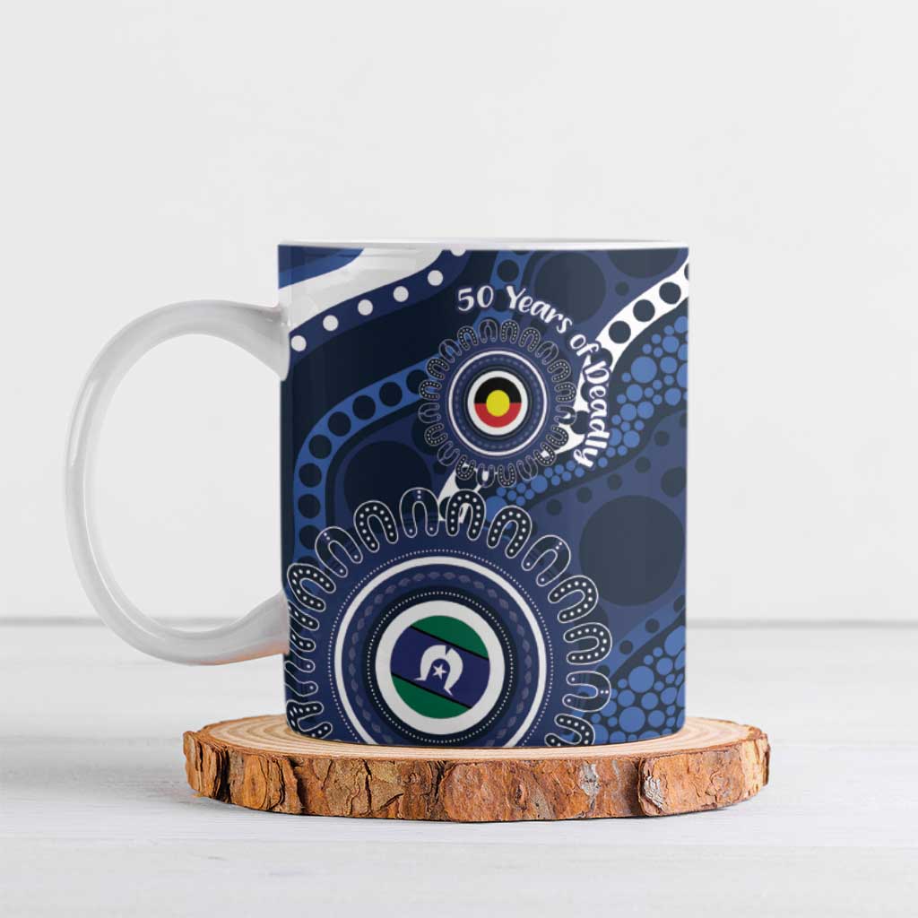 Geelong Cats NAIDOC Week 2026 Personalised Ceramic Mug 50 Years of Deadly Aboriginal Art