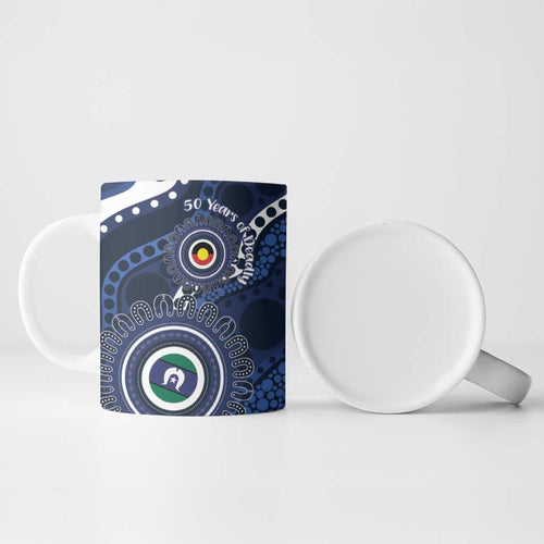 Geelong Cats NAIDOC Week 2026 Personalised Ceramic Mug 50 Years of Deadly Aboriginal Art