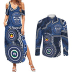 Geelong Cats NAIDOC Week 2026 Personalised Couples Matching Summer Maxi Dress and Long Sleeve Button Shirt 50 Years of Deadly Aboriginal Art