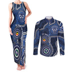 Geelong Cats NAIDOC Week 2026 Personalised Couples Matching Tank Maxi Dress and Long Sleeve Button Shirt 50 Years of Deadly Aboriginal Art