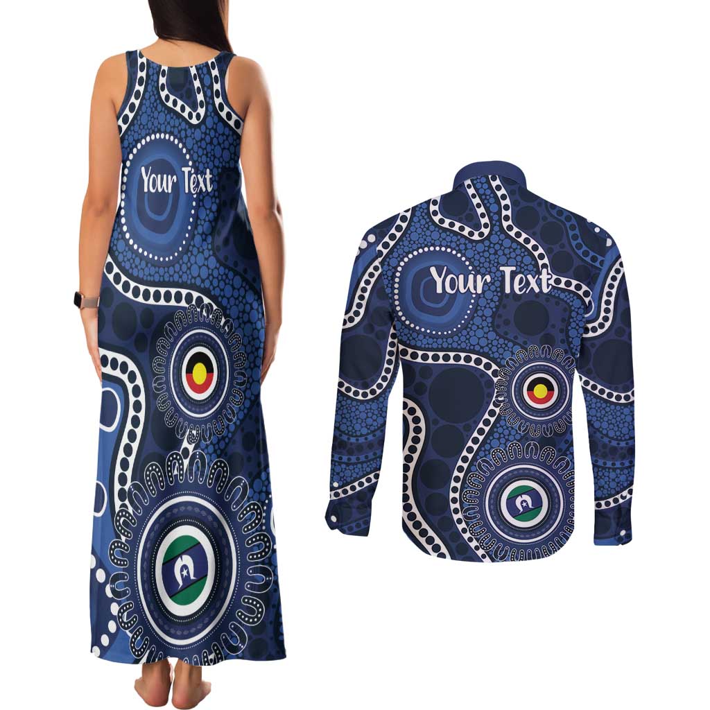 Geelong Cats NAIDOC Week 2026 Personalised Couples Matching Tank Maxi Dress and Long Sleeve Button Shirt 50 Years of Deadly Aboriginal Art