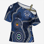 Geelong Cats NAIDOC Week 2026 Personalised Cross Shoulder Shirt 50 Years of Deadly Aboriginal Art